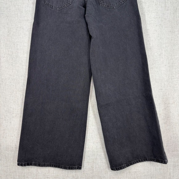 NWT Levis 94 Baggy Wide Leg Jeans Washed Black Denim Mid Rise Womens 27x31 - Picture 6 of 13